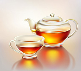 逼真红茶写实