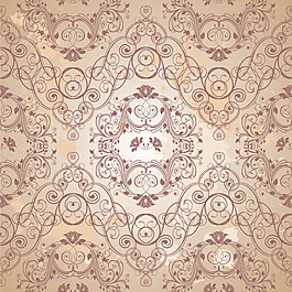 复古花纹素材