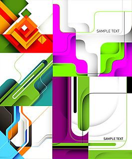 抽象形状图形背景矢量素材