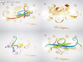 梦幻花纹