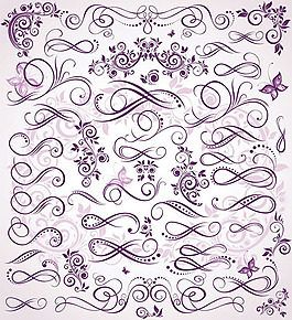 紫色花纹图片 紫色花纹素材 紫色花纹模板免费下载 六图网