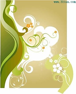 eps格式时尚花纹