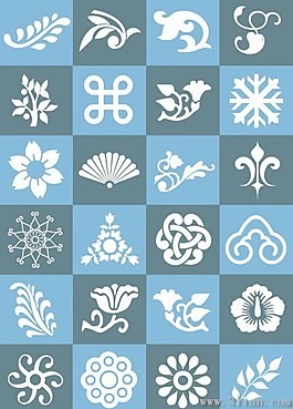 欧式花朵花纹