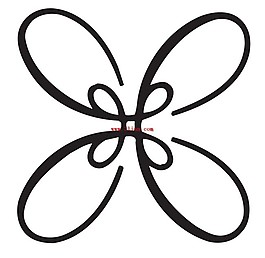 黑白花纹