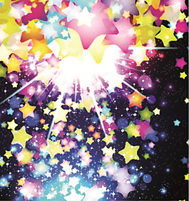 炫彩星星背景