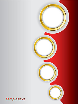 红色精美花纹背景