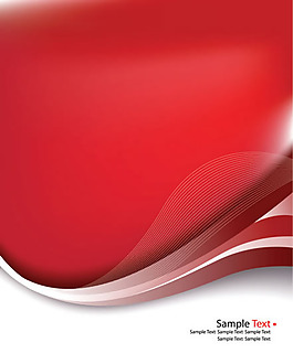 红色精美花纹背景素材