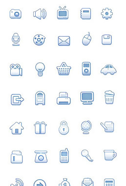 常用网页设计图标