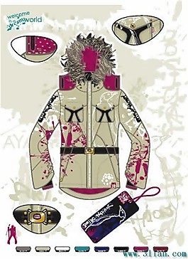 矢量潮流服饰