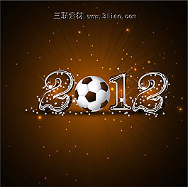 动感足球流线背景2012