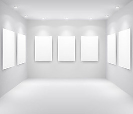 展厅画廊空白模板
