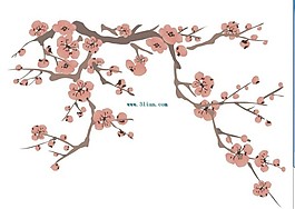 国画梅花