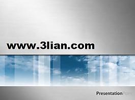 灰色背景蓝天白云