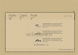 flash个人网页模板