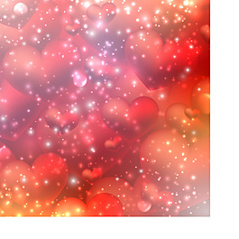 梦幻璀璨情人节背景图