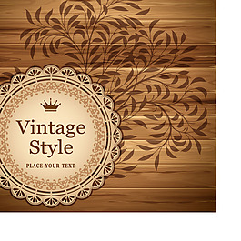 自然风格边框矢量素材