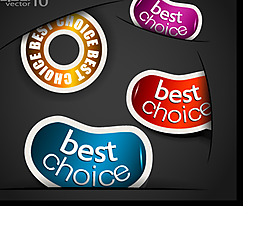 标签和贴纸矢量素材