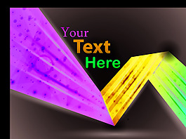 炫彩线条背景矢量素材