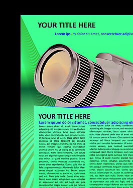 数码相机矢量素材下载