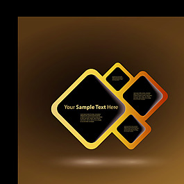 炫彩框架设计矢量素材下载