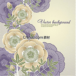 鲜花插画矢量图下载