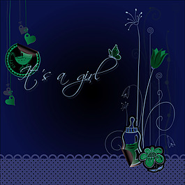 卡通插画邮票矢量图下载