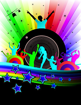 时尚潮流背景矢量图下载