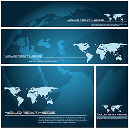 世界地图矢量图下载