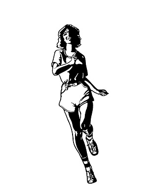 跑步 女孩