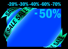 大减价丝带卡片矢量图下载