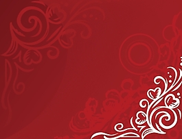 可爱心形花纹矢量图下载