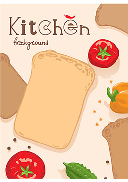 食物蔬菜海报招贴矢量图下载