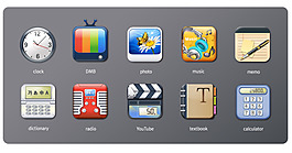 苹果iphone矢量图标下载