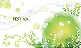 时尚花纹矢量素材