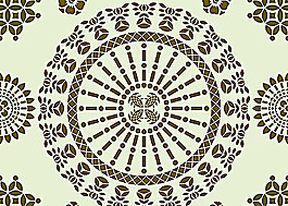 面料印花图案矢量素材