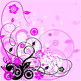 欧美矢量花纹