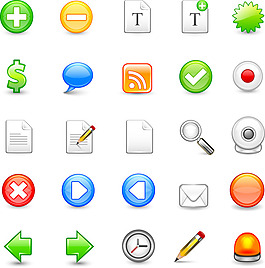 图标 立体 网页素材