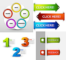 潮流创意标签矢量素材