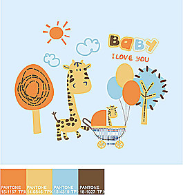 小动物插画矢量素材04