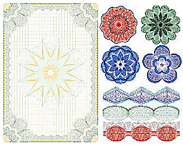 防伪 花纹 底纹