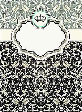 装饰画03矢量欧洲古典花纹花边矢量素材03欧式经典标贴03欧式装饰画