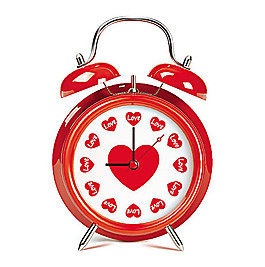 情人节闹钟矢量素材