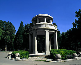 北京园林经典建筑图片蓝天古木明清特色建筑