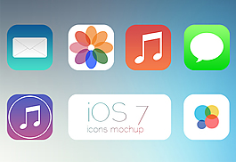 苹果ios7图标