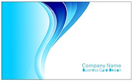 蓝色名片背景素材