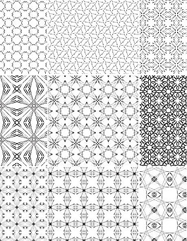 简约黑白背景底纹矢量素材