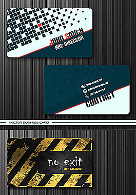 创意商务名片底图矢量素材