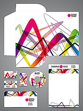 几款个性vi设计模板素材