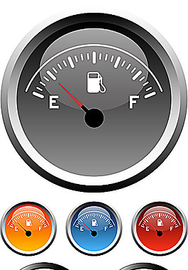 圣诞节主题时钟矢量素材