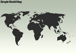 世界地图全景图